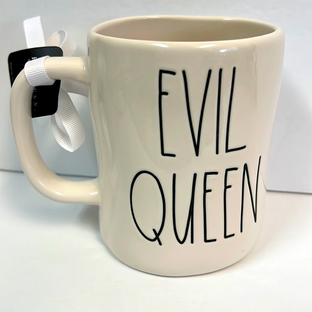 New! Rae Dunn  Evil Queen Villains Mug Disney Snow White Halloween Spook…